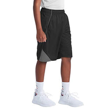 Load image into Gallery viewer, C9 Champion Boys' Color Block Short-9" Inseam, Ebony/Hardware Gray, L
