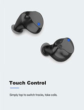 Load image into Gallery viewer, Joyzy True Wireless Earbuds with Bluetooth 5.0 and Portable Charging Case, Built-in Microphone for Hand Free Phone Call, Truly Cordless Small Earphone(Black)
