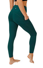 Load image into Gallery viewer, 90 Degree By Reflex Power Flex Yoga Pants - High Waist Squat Proof Ankle Leggings with Pockets for Women - Emerald - Small
