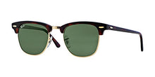 Load image into Gallery viewer, Ray Ban RB3016 CLUBMASTER W0366 49M Mock Tortoise/Arista/Green Sunglasses For Men For Women
