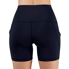 Load image into Gallery viewer, Lounge Sets for Women Shorts Summer,Yoga Pants High Waist Workout Yoga Running Compression Exercise Shorts Side Pockets 3 Pcs (Small)
