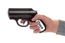 Load image into Gallery viewer, Mace Brand Self Defense Pepper Spray Gun with Strobe LED (Matte Black) – Accurate 20’ Powerful Pepper Spray, Leaves UV Dye on Skin, Integrated LED Light Enhances Aim, Great Self-Defense
