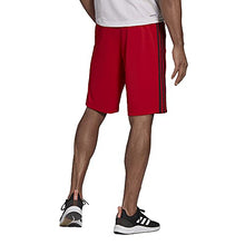 Load image into Gallery viewer, adidas Men's Size Designed 2 Move 3-Stripes Primeblue Shorts, Scarlet/Black, X-Large/Tall
