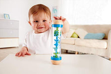 Load image into Gallery viewer, Hape Beaded Raindrops | Mini Wooden Musical Shake &amp; Rattle Rainmaker Toy, Blue, Model Number: E0328B &amp; Put-Stay Rattle Set | Three Sea Animal Suction Rattle Toys, Baby Educational Toy Set
