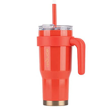 Load image into Gallery viewer, Reduce 24 oz Mug Tumbler, Stainless Steel with Handle – Keeps Drinks Cold up to 24 Hours – Sweat Proof, Dishwasher Safe, BPA Free – Cayenne, Opaque Gloss
