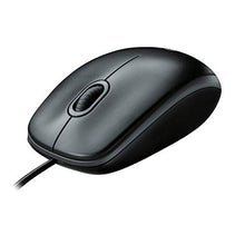 Load image into Gallery viewer, Logitech B100 Corded Mouse – Wired USB Mouse for Computers and laptops, for Right or Left Hand Use, Black
