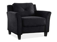 Load image into Gallery viewer, Lifestyle Solutions Collection Grayson Micro-fabric Chair, Black, Black
