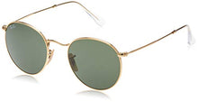 Load image into Gallery viewer, Ray-Ban Unisex-Adult RB3447 Metal Sunglasses, Gold/Green, 53 mm

