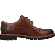 Load image into Gallery viewer, Clarks Men's Batcombe Wing Brogues, Brown (Dark Tanlea), 10
