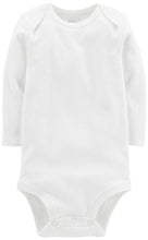Load image into Gallery viewer, Simple Joys by Carter's Unisex Babies' Long-Sleeve Bodysuit, Pack of 7, White, Newborn
