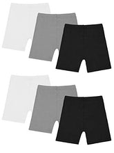 Load image into Gallery viewer, Resinta 6 Pack Dance Shorts Girls Bike Short Breathable and Safety (Rose,Pink,Complexion)
