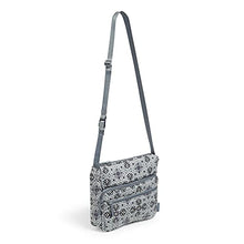 Load image into Gallery viewer, Vera Bradley Utility Crossbody Purse, Plaza Tile-Recycled Cotton
