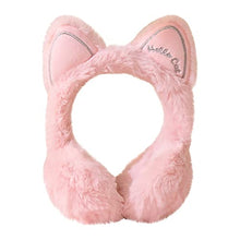 Load image into Gallery viewer, MatureGirl Cute Cat Ear Bluetooth Gaming Headset, Winter Warm Wireless Stereo Gaming Headphones Head-Mounted Ear Cups Earphones Computer Game Over Ear Headphones for Kids Adult (Pink)
