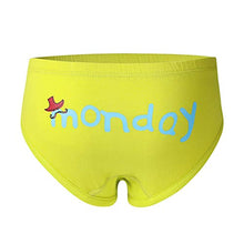 Load image into Gallery viewer, Core Pretty Baby Underwear Toddler Little Girls Soft Cotton Panties Week Underpants Hipster Briefs Monday to Sunday Daily Princess Clothing Novelty Gifts (Pack of 7) (Week, 3-4T), 3T / 4T
