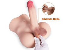 Load image into Gallery viewer, Male Torso Sex Doll for Women with Flexible Realistic Dildo and Balls, Toys Couple Adult Toys Love Doll with Tight Anal Hole and Flat Base Unisex Masturbation Sex Toys for Women Couple (6.2LB)
