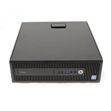 Load image into Gallery viewer, HP 600 G1 SFF Computer Desktop PC, Intel Core i7 3.4GHz Processor, 16GB Ram, 128GB M.2 SSD, 2TB HDD, Wireless KeyBoard Mouse, Wifi | Bluetooth, New Dual 23.8" FHD LED Monitor, Windows 10 Pro (Renewed)
