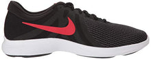 Load image into Gallery viewer, Nike Men's Revolution 4 Running Shoe, Black/University red-Oil Grey, 9.5 Regular US
