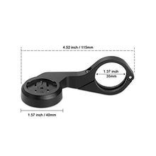 Load image into Gallery viewer, CooSpo Bike Computer Mount, Out-Front Bike Computer Mount Compatible with Garmin,Wahoo,XOSS Bike Computer, Out Front Bracket Plastic Bike Computer Mount Adapter Base
