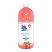 Load image into Gallery viewer, Vagisil Scentsitive Scents Fresh Peach Passion Daily Intimate Feminine Wash for Women, Gynecologist Tested &amp; Hypoallergenic, 34 Fl Oz (1L)
