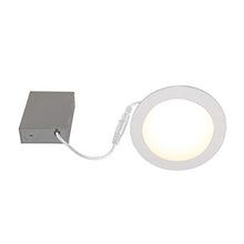 Load image into Gallery viewer, Bazz SLDSK6RGBTNWWF Slim Disk Smart Home Wi-Fi RGB LED Recessed Fixture Kit, Tunable, Dimmable, Alexa and Google Assistant Compatible, Damp Location, Energy Star, 6-in, White
