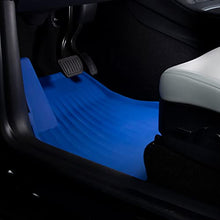 Load image into Gallery viewer, August Auto All Weather Heavy Duty Waterproof TPE Car Floor Mats for Tesla Model Y 2015-2022,Custom fit Protection,Set of 3 (Blue)
