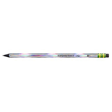 Load image into Gallery viewer, Ticonderoga Noir Black Wood-Cased #2 Pencils, Holographic Design, 12-Count (13970)
