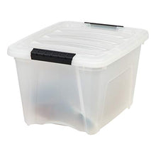 Load image into Gallery viewer, IRIS USA TB-17 19 Quart Stack &amp; Pull Box, Multi-Purpose Storage Bin, 6 Pack, Pearl
