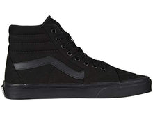 Load image into Gallery viewer, Vans SK8-HI Black-Black,Size 11 M US Women / 9.5 M US Men
