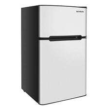 Load image into Gallery viewer, ROVSUN 2 Door Compact Refrigerator with Freezer, 3.2 CU FT Upright Mini Fridge Cooler for Food Drink Beer Storage with Removable Shelves, Ice Tray, Scraper, Perfect for Apartment, Bedroom, Office &amp; Dorm
