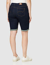 Load image into Gallery viewer, Dickies Women's Perfect Shape Denim Bermuda Shorts, Stonewashed Indigo Blue, 10

