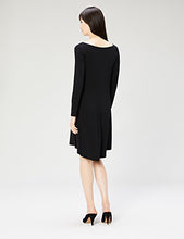 Load image into Gallery viewer, Amazon Brand - Daily Ritual Women's Jersey Long-Sleeve Bateau-Neck Dress, Black, Small
