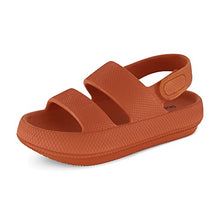 Load image into Gallery viewer, Cushionaire Women's Fuji sandal with adjustable strap and +Comfort, Orange 11
