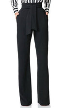 Load image into Gallery viewer, Women's High Waisted Pants Plain Slim Straight Wide Leg Pants Trousers with Belt
