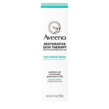 Load image into Gallery viewer, Aveeno Restorative Skin Therapy Itch Relief Body Balm for Sensitive, Distressed, Dry Skin, With Prebiotic Oat &amp; Pramoxine Hcl, Formulated Without Parabens, Fragrance &amp; Steroids, 4.0 Ounce
