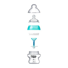Load image into Gallery viewer, Tommee Tippee Advanced Anti-Colic Newborn Baby Bottle Feeding Set, Heat Sensing Technology, BPA-Free , Teal , 10 Piece Set

