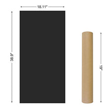 Load image into Gallery viewer, Board2by Magnetic Chalkboard Paper for Wall, 38.9 x 18 Self Adhesive Chalk Board Wallpaper, Blackboard Paper with 46 Magnetic Letters for Kids, Black

