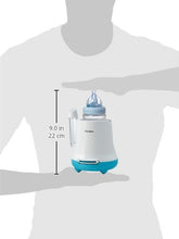 Load image into Gallery viewer, The First Years 2-in-1 Simple Serve Bottle Warmer | Quickly Warm Bottles of Breastmilk or Formula | Sanitize Pacifiers | Compact Design | Holds Wide Narrow and Angled Bottles
