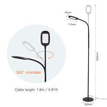 Load image into Gallery viewer, Floor Lamp, Tomshine Touch LED Floor Lamp Stepless Dimming with Remote Control, Standing Lamp for Living Room Bedroom Office Reading
