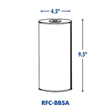 Load image into Gallery viewer, Culligan RFC-BBSA 25 Micron Whole House Water Filter for Sediment, 10" x 4.5" Compatible Replacement for FXHTC, W50PEHD, GXWH40L, GXWH35F, GNWH38S, WFHD13001 (Pack of 1)
