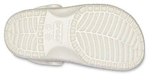 Load image into Gallery viewer, Crocs Kids' Classic Glitter Clog | Sparkly Slip On Shoe for Toddlers, Oyster, 5 US Toddler
