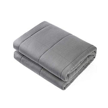 Load image into Gallery viewer, Waowoo Adult Weighted Blanket Queen Size（15lbs 60"x80"） Heavy Blanket with Premium Glass Beads, (Dark Grey)
