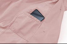 Load image into Gallery viewer, Chrisuno Rain Coats for Women Dress Coat Long Trench Coat Double Breasted Spring Fall Winter Coat Pink M
