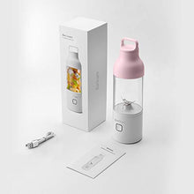 Load image into Gallery viewer, Portable Blender, Bariicare Personal Smoothies and Shakes Travel Blender, 4000mAh USB Rechargeable Juicer Cup (Pink)
