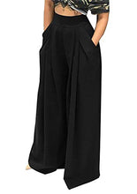 Load image into Gallery viewer, NRTHYE Wide Leg Pants for Women Stretchy High Rised Palazzo Pants Loose Sweatpants Trousers

