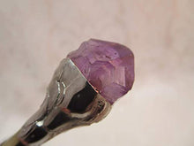 Load image into Gallery viewer, Amethyst Crystal Soldered Brass Wand
