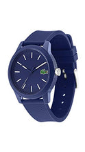 Load image into Gallery viewer, Lacoste Men's L.12.12. Quartz TR90 Case and Rubber Strap Casual Watch, Color: Blue (Model: 2010987)
