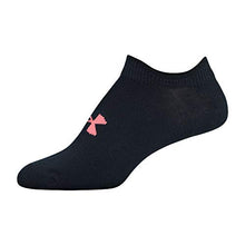 Load image into Gallery viewer, Under Armour Women's Essential 2.0 No Show Socks, 6-Pairs , Black Assorted , Shoe Size: Womens 6-9
