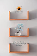 Load image into Gallery viewer, Divine Magic Blue Topaz Crystal Good Luck Money Tree Abundance Gifts for Anniversary Wealth Healing Crystal Tree of Life Feng Shui Good Fortune Items for Home Office
