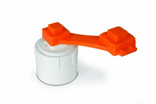 Load image into Gallery viewer, Camco RhinoFLEX 6-in-1 Sewer Cleanout Plug Wrench with Easy Grip Handle- Easily Loosen Any RV Dump Station Cap with Universal Design, 3" or 4" Male and Female Sewer Cleanout Plugs (39755) , Orange
