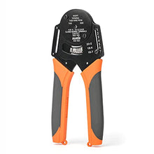 Load image into Gallery viewer, IWISS IWD-1620 Deutsch Size 16 Crimper, Solid Barrel Contact &amp; Circular Connector Contacts Crimping Tool, 8 Indents Wire Crimper, AWG16 to AWG20
